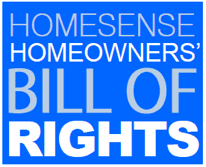 Homesense Homeowner's Bill of Rights