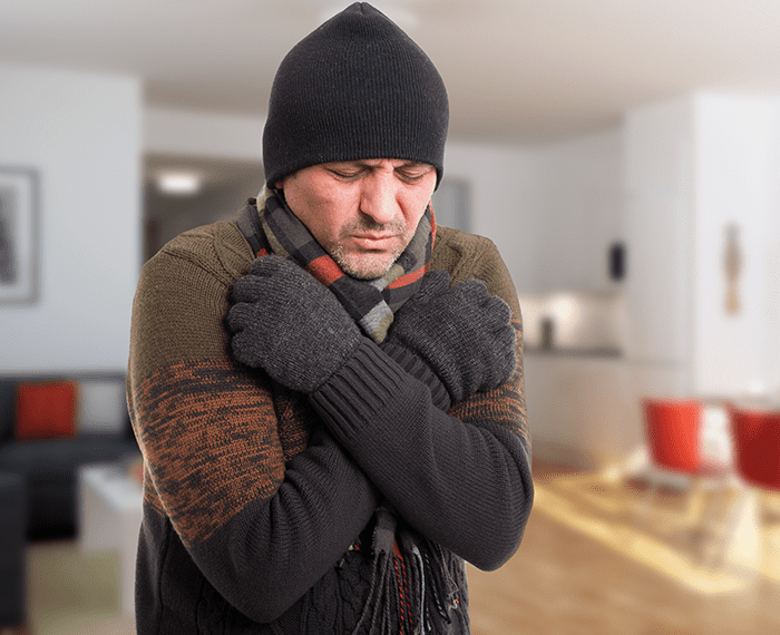 Cold guy inside home | Ready for a Gas Furnace Upgrade | Homesense Indianapolis